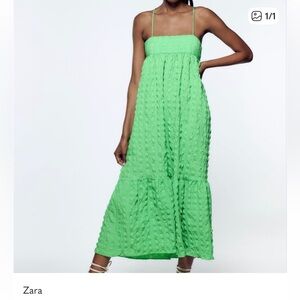 ZARA TEXTURED MAXI